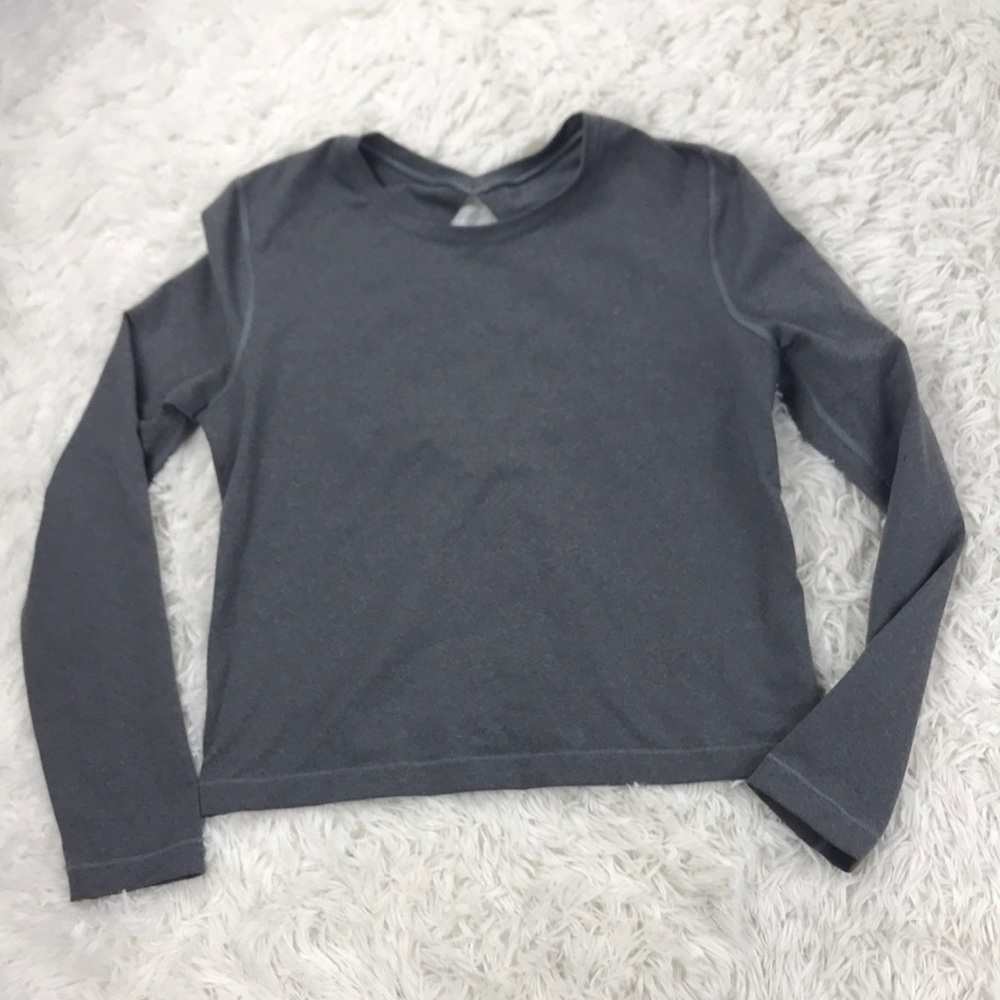 Lululemon Back Up Long Sleeve Heathered Slate